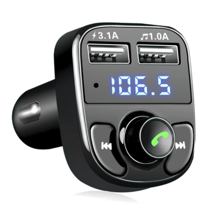 LIVERO FM Transmitter, Bluetooth Wireless Car Adapter Kit