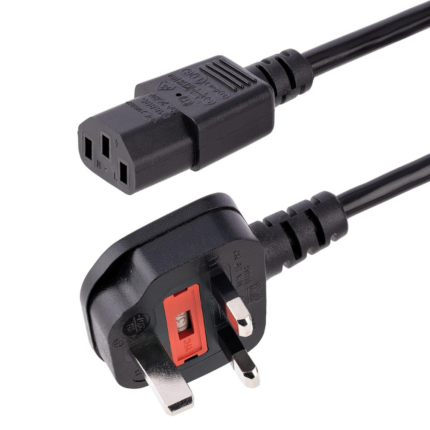 StarTech.com 10ft (3m) UK Computer Power Cable